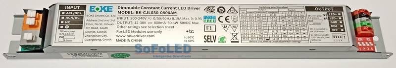 Zasilacz LED liniowy z wejściem 0-10V